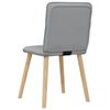 vidaXL Chaises à manger lot de 4 gris clair tissu