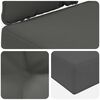 vidaXL Coussin de canap&eacute; d'ext&eacute;rieur 2 pcs Anthracite Polyester