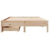 vidaXL Cadre de lit sans matelas 140x190 cm bois de pin massif
