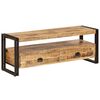vidaXL Meuble TV 120x35x45 cm Bois solide de manguier