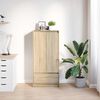 vidaXL Armoire tiroir ch&ecirc;ne sonoma 55,5x34x119,5 cm bois d'ing&eacute;nierie