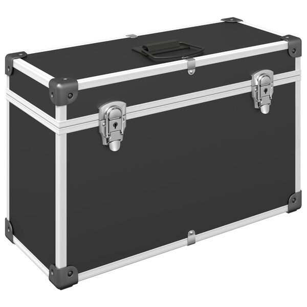 vidaXL Poign&eacute;es de Cabinet 2 pcs Noir 85 x 45 mm M&eacute;tal