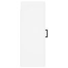 vidaXL Armoire murale blanc 34,5x34x90 cm bois d'ing&eacute;nierie