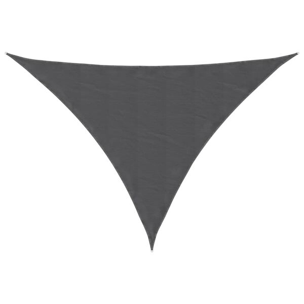vidaXL Voile de parasol tissu oxford triangulaire 4x4x5,8 m anthracite