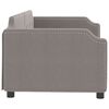 vidaXL Lit de repos sans matelas taupe 90x200 cm tissu
