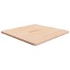 vidaXL Dessus de table carr&eacute; 70x70x2,5 cm Bois ch&ecirc;ne massif non trait&eacute;