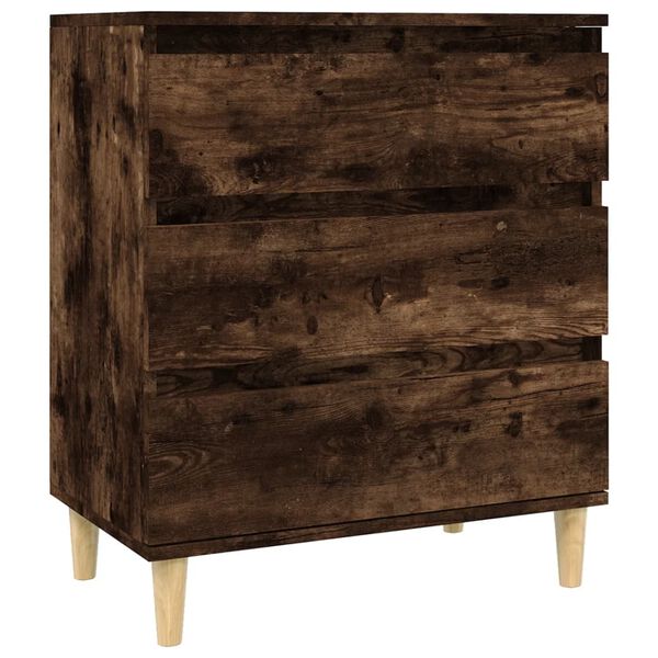vidaXL Buffet Chêne fumé 60x35x70 cm Bois d'ingénierie
