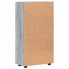 vidaXL Buffet FLORIN Gris Sonoma 55,5 x 29 x 103 cm Bois d'ing&eacute;nierie