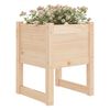 vidaXL Jardinières 2 pcs 40x40x52,5 cm Bois massif de pin