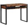vidaXL Bureau multicolore 100x50x75 cm bois massif de r&eacute;cup&eacute;ration