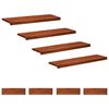 vidaXL Marches d'escalier 8 pi&egrave;ces 90 x 25 x 2 cm Marron