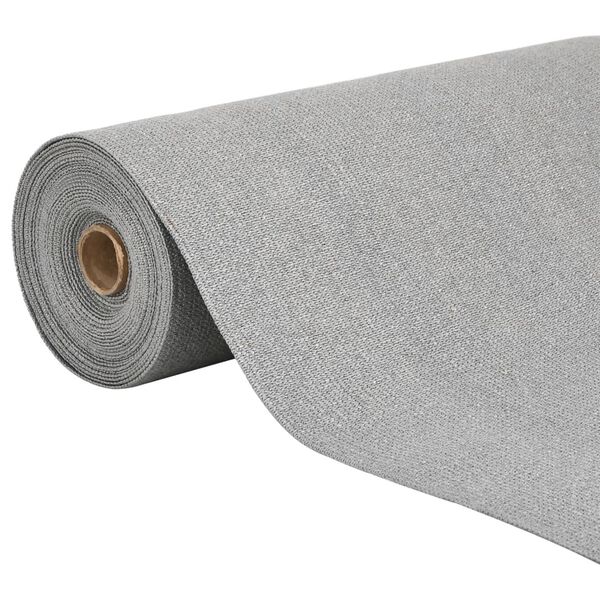 vidaXL Filet brise-vue gris clair 1,5x10 m PEHD 75 g/m&sup2;