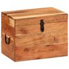 vidaXL Bo&icirc;te de rangement 39x28x31 cm Bois massif d'acacia