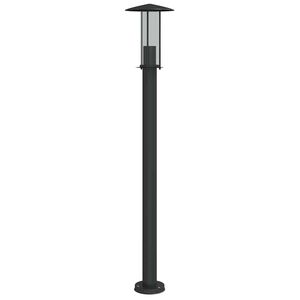 vidaXL Lampadaire d'ext&eacute;rieur noir 100 cm acier inoxydable