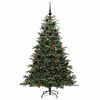 vidaXL Sapin de No&euml;l artificiel Vert 180 cm PVC, m&eacute;tal et plastique