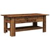 vidaXL Table basse vieux bois 102x55x42 cm bois d'ing&eacute;nierie