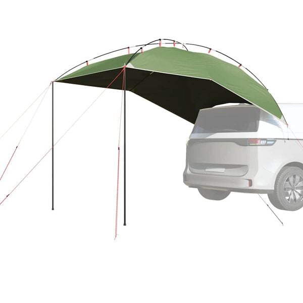 vidaXL Tente de voiture vert imperm&eacute;able
