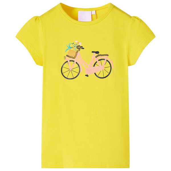 T-shirt pour enfants jaune 104