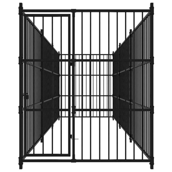 vidaXL Chenil d'ext&eacute;rieur pour chiens 450 x 150 x 185 cm