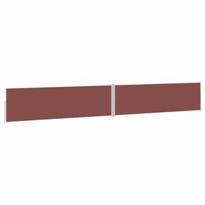 vidaXL Auvent lat&eacute;ral r&eacute;tractable de patio 170x1200 cm Marron