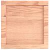 vidaXL Comptoir de salle de bain marron 40x40x(2-6) cm bois trait&eacute;