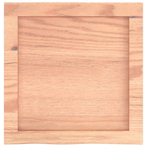 vidaXL Comptoir de salle de bain marron 40x40x(2-6) cm bois trait&eacute;