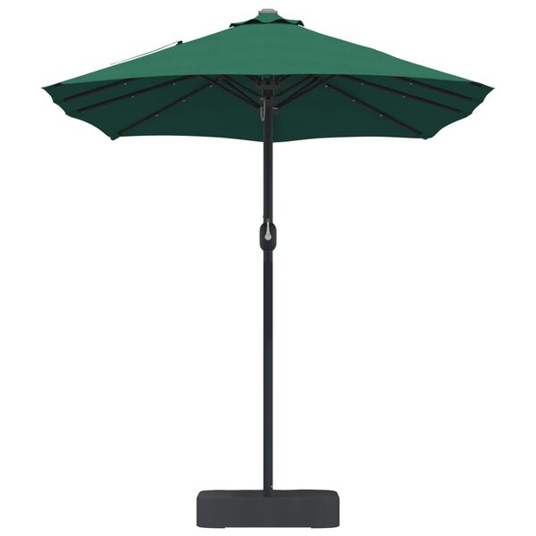 vidaXL Parasol de jardin Vert 385 x 209 x 244 cm Polyester