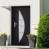 vidaXL Porte d'entr&eacute;e anthracite 98x190 cm PVC