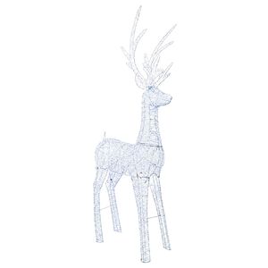 vidaXL Renne de No&euml;l lumineux &agrave; LED 1000 LED Blanc froid