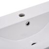 vidaXL Lavabo encastré 81 x 39,5 x 18,5 cm Céramique Blanc