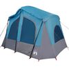 vidaXL Tente de camping de cabine 5 personnes bleu imperm&eacute;able