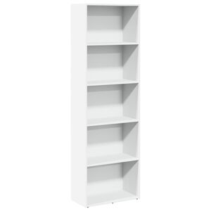 vidaXL Biblioth&egrave;que blanc 60x30x189 cm bois d'ing&eacute;nierie