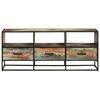 vidaXL Meuble TV 110x30x45 cm Bois de r&eacute;cup&eacute;ration massif