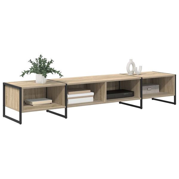 vidaXL Meuble TV Sonoma 170,5 x 36 x 30,5 cm Bois d'ingénierie
