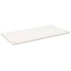 vidaXL Dessus de bureau blanc 110x60x2,5 cm bois massif de pin