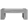 vidaXL Table basse Gris Sonoma 110 x 50 x 41 cm Bois d'ing&eacute;nierie
