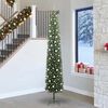 vidaXL Sapin de No&euml;l artificiel Vert 270 cm PVC et acier et plastique