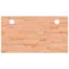 vidaXL Dessus de bureau 110x60x2,5 cm bois massif de h&ecirc;tre