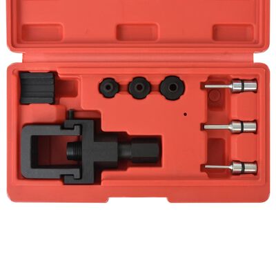 vidaXL Kit de disjoncteur et de rivetage de chaîne moto 8 pcs