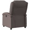 vidaXL Fauteuil de massage inclinable électrique marron foncé
