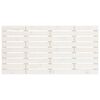 vidaXL Tête de lit murale Blanc 141x3x63 cm Bois massif de pin