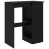 vidaXL Table de bar Ch&ecirc;ne noir 90 x 47.5 x 103.5 cm Bois d'ing&eacute;nierie