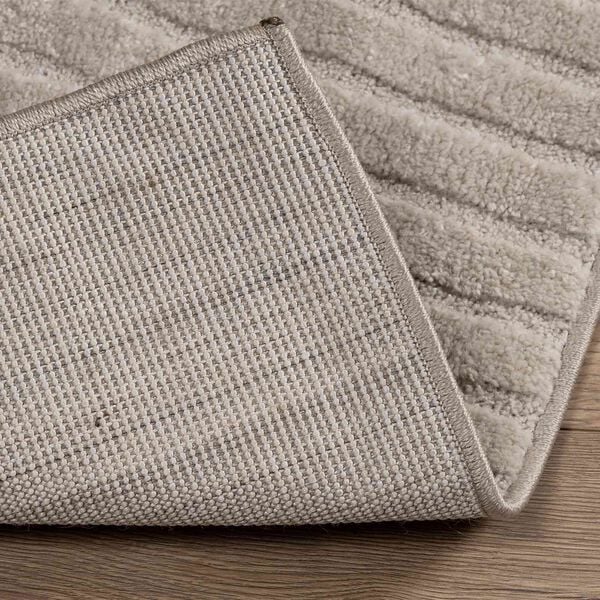 vidaXL Tapis de surface Carr&eacute; HUARTE Beige 240 x 240 cm Polyester