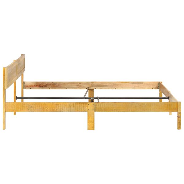 vidaXL Cadre de lit sans matelas bois de manguier massif 180 cm