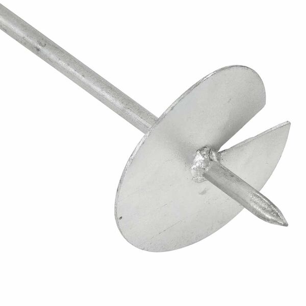 vidaXL Ancres de terre 6 pcs 10x60 cm Métal galvanisé