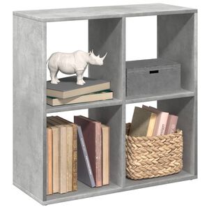 vidaXL &Eacute;tag&egrave;re s&eacute;paratrice de pi&egrave;ce gris b&eacute;ton 69,5x29x69,5 cm
