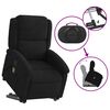 vidaXL Fauteuil de massage inclinable Noir Velours