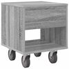 vidaXL Table de chevet Gris Sonoma 40,5 x 40 x 48 cm Bois d'ing&eacute;nierie