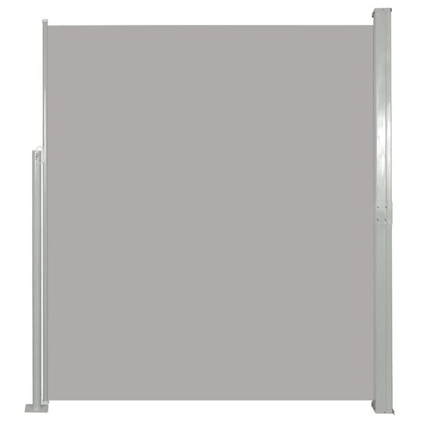 vidaXL Auvent latéral rétractable 140 x 300 cm Gris