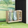 vidaXL Armoire de Golf avec roue Uni Chêne Sonoma 65 x 45 x 98 cm